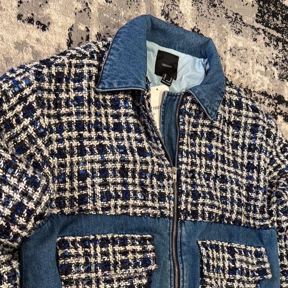 Tweed Denim Jacket - Picture 5 of 16
